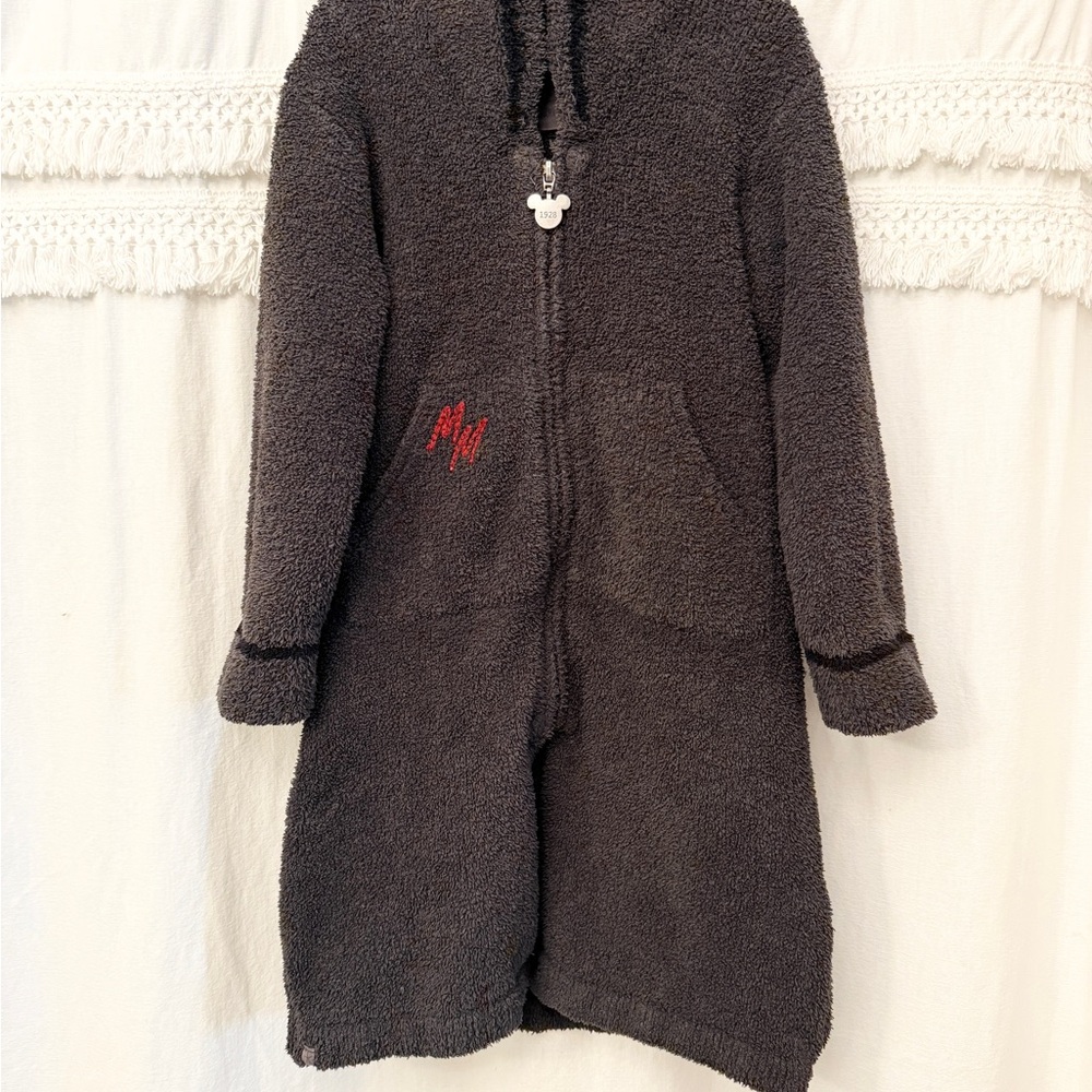 Barefoot Dreams Kids Disney Robe in Charcoal